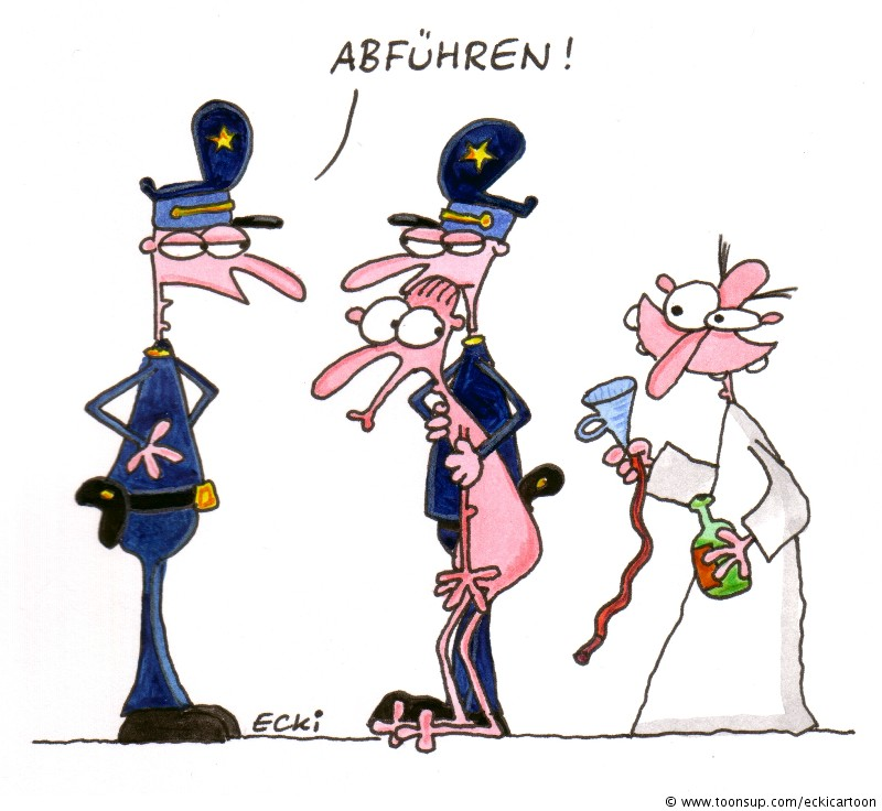 Cartoon: Abführen 1