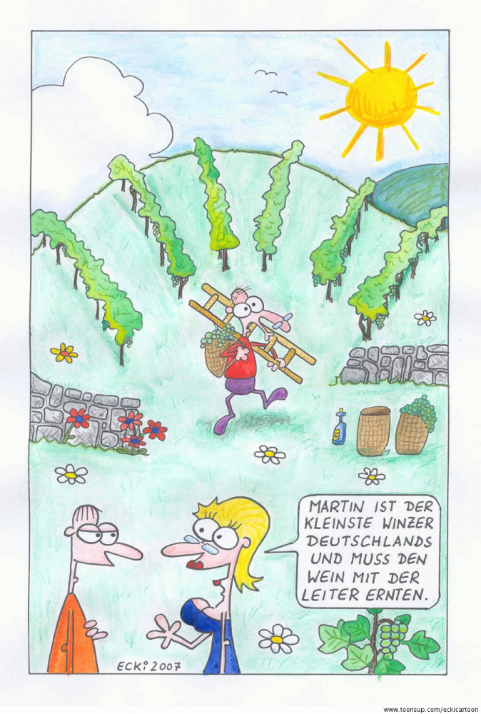 Cartoon: Kleinster Winzer 1