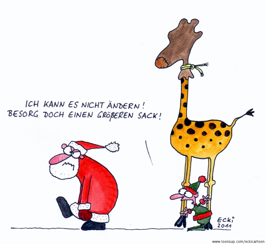Cartoon: Giraffensack 1
