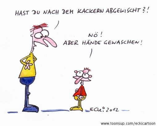 Cartoon: Kackern 1