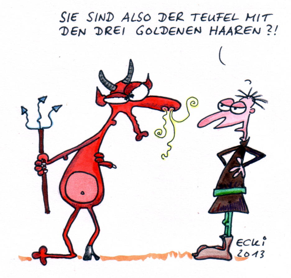 Cartoon: Teufelhaare 1