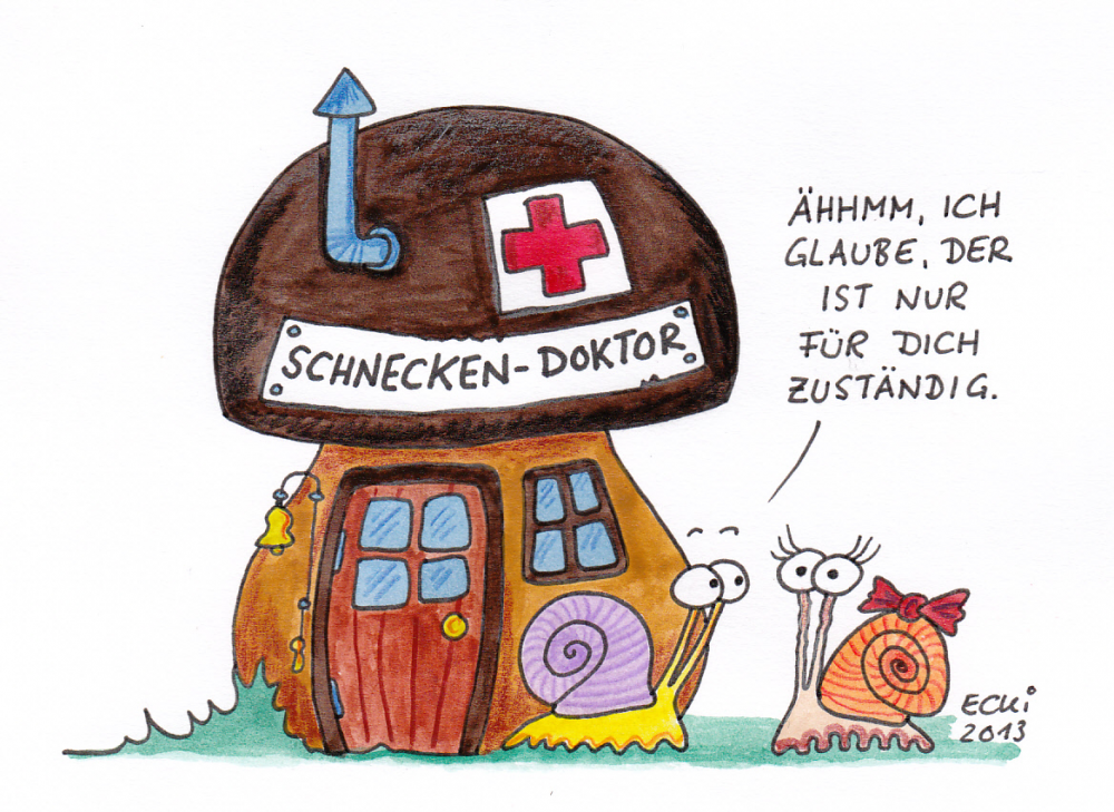 Cartoon: Schnecken-Doktor 1