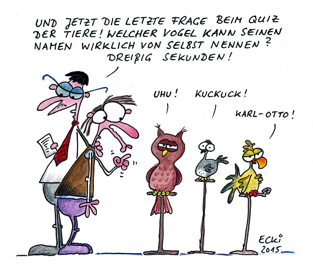 Cartoon: Tierquiz 1