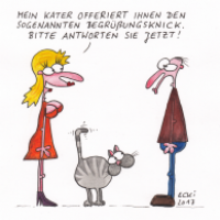 Begrüßungsknick