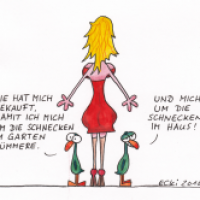 Enten für Schnecken