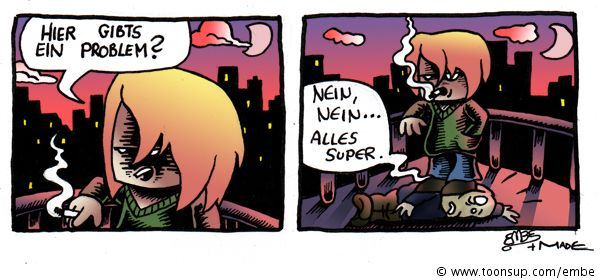 Cartoon: böser junge 1 (team) 1