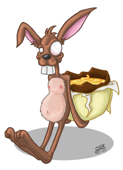 Illustration: Osterhase 1