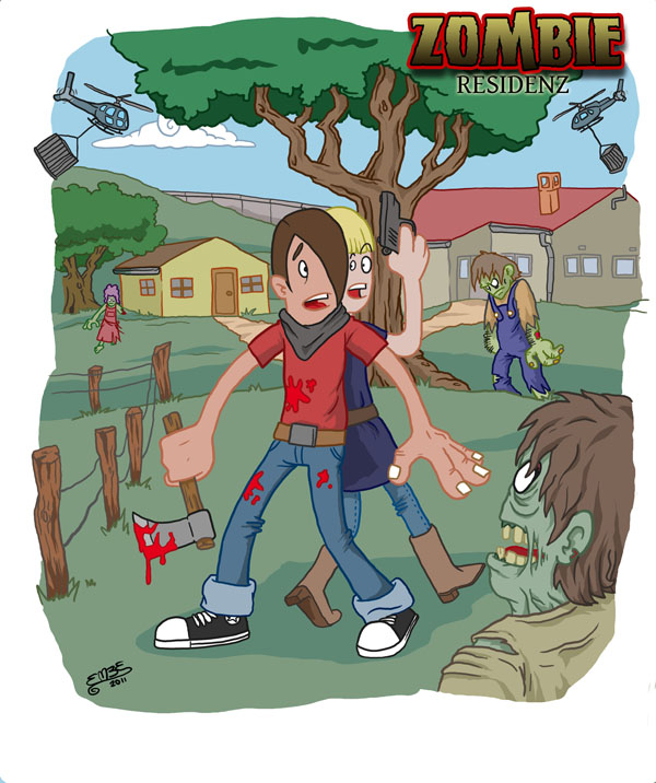 Illustration: Zombie Residenz von EMBE 3 1
