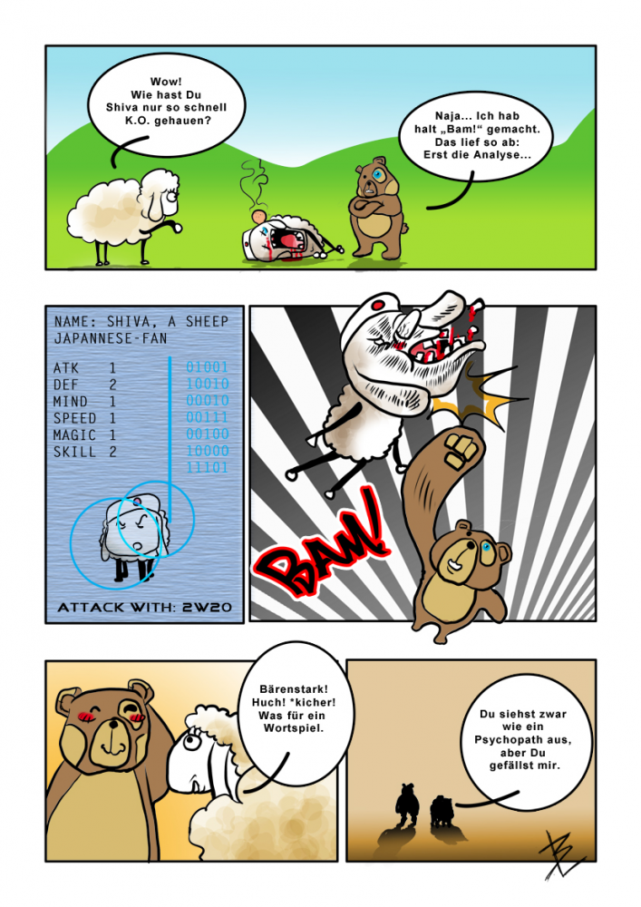 Comic: ART-BATTLE LiddlBuddha vs. Maescot 1
