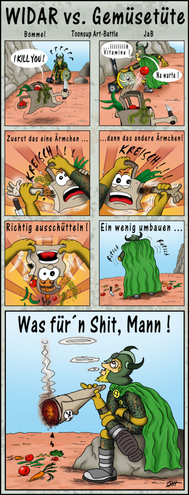 Comic: ART-BATTLE Bommel vs JaB 1