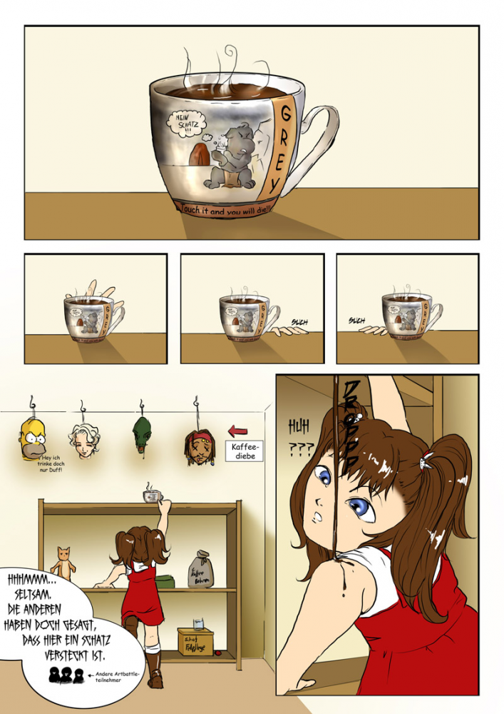 Comic: Art Battle : Waterwing vs. Walterscheid 1
