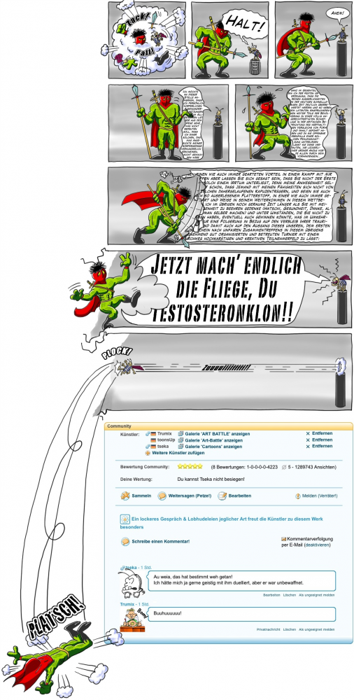 Comic: ART BATTLE R2 : Trumix vs. Tseka 7