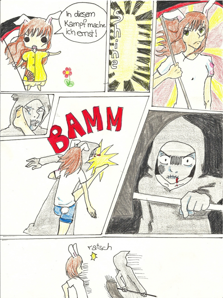Comic: ART BATTLE R2 : Miss_Halloween vs. WizardOfOs 2