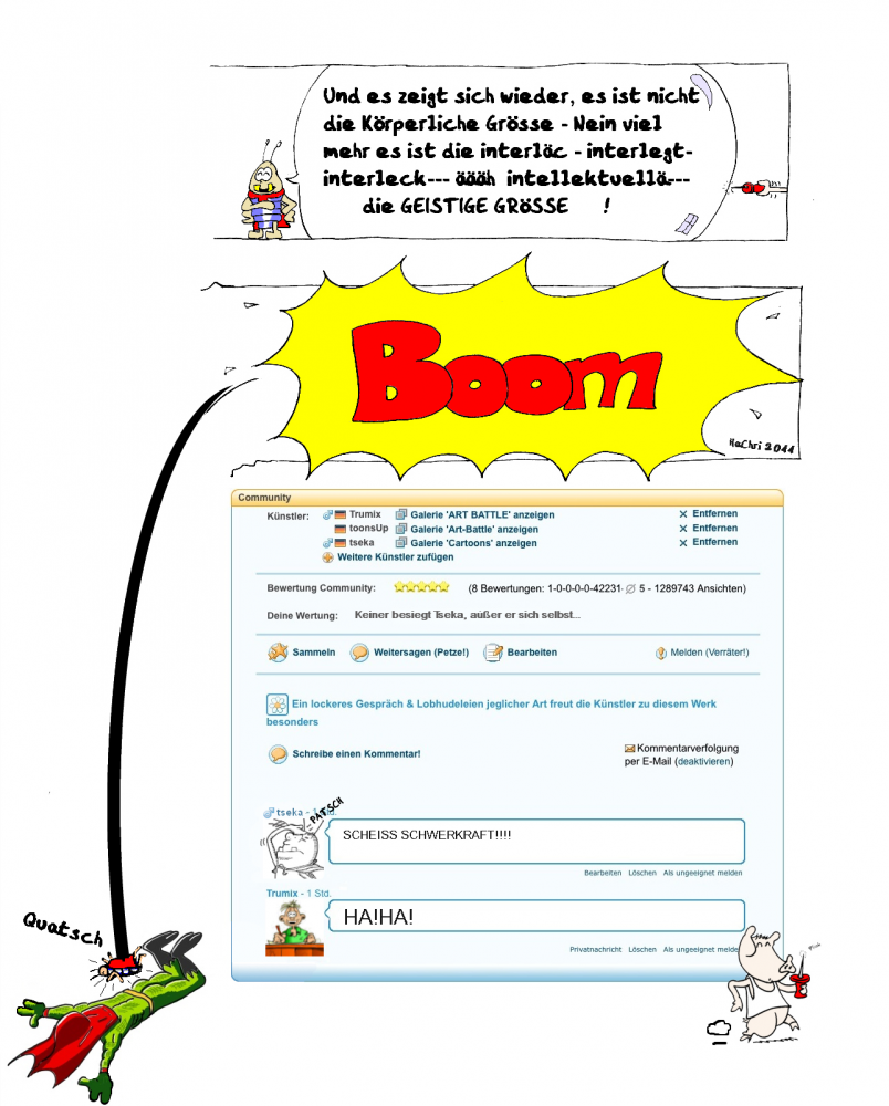 Comic: ART BATTLE R3: HaChri vs. Tseka vs. Pencilcase 2