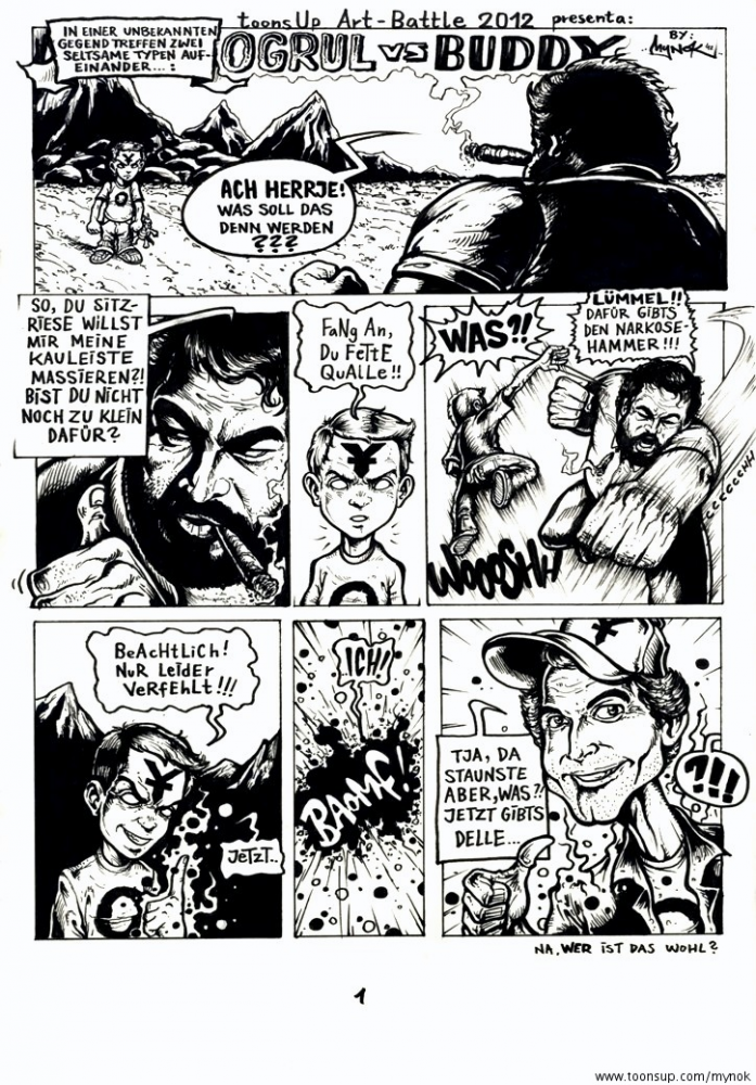 Comic: ART BATTLE | Runde 1 - Fury vs. Mynok - 1
