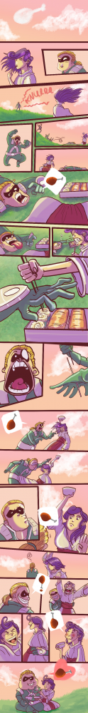 Comic: ART BATTLE | Runde 1 - Fledermaus vs. LiddlBuddha 9