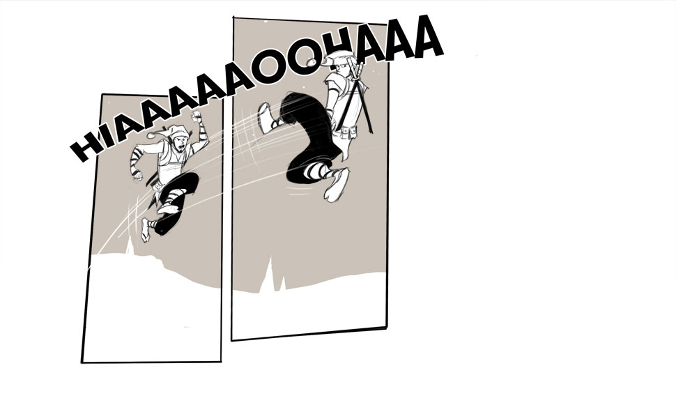 Comic: Art Battle III - R1 - Albi vs. Drawlex 12