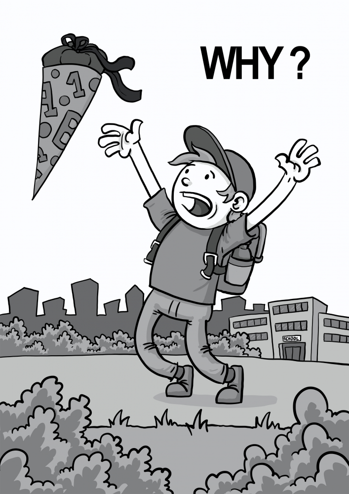 Illustration: WHY? EINSCHULUNG 1