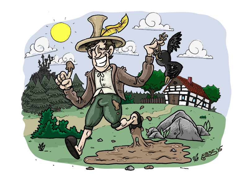 Illustration: Tölpel Hans 1