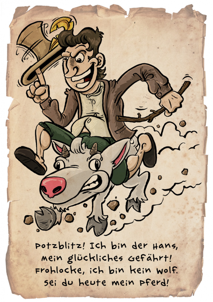 Comic: ART BATTLE RUNDE 1 - Wolfgang vs. EMBE 2