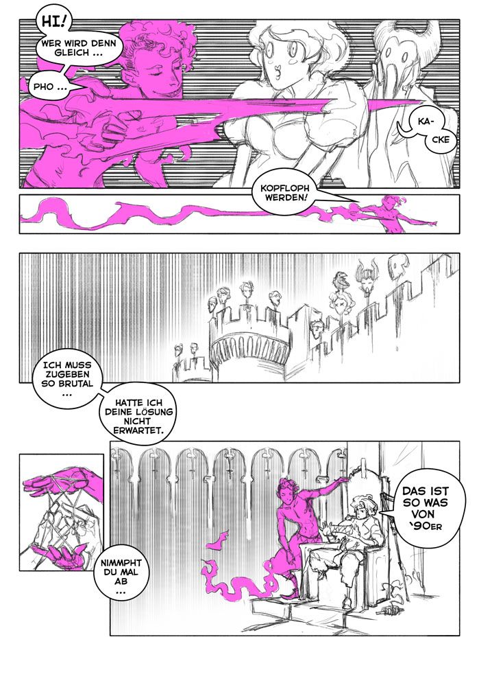 Comic: ART BATTLE RUNDE 1 - Mandelbrot vs. LiddlBuddha 4