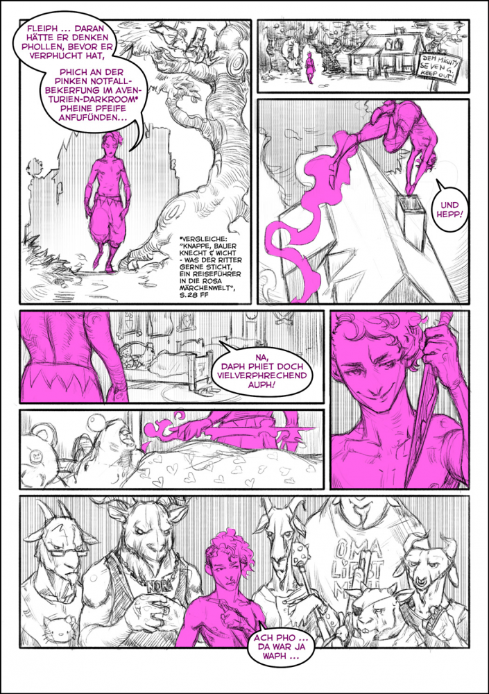 Comic: ART BATTLE RUNDE 2 - Mandelbrot vs. Wolfgang 2