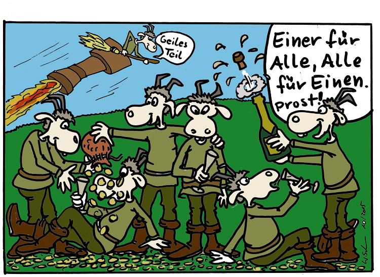 Comic: ART BATTLE RUNDE 3 - Wolfgang vs. Bommel 9