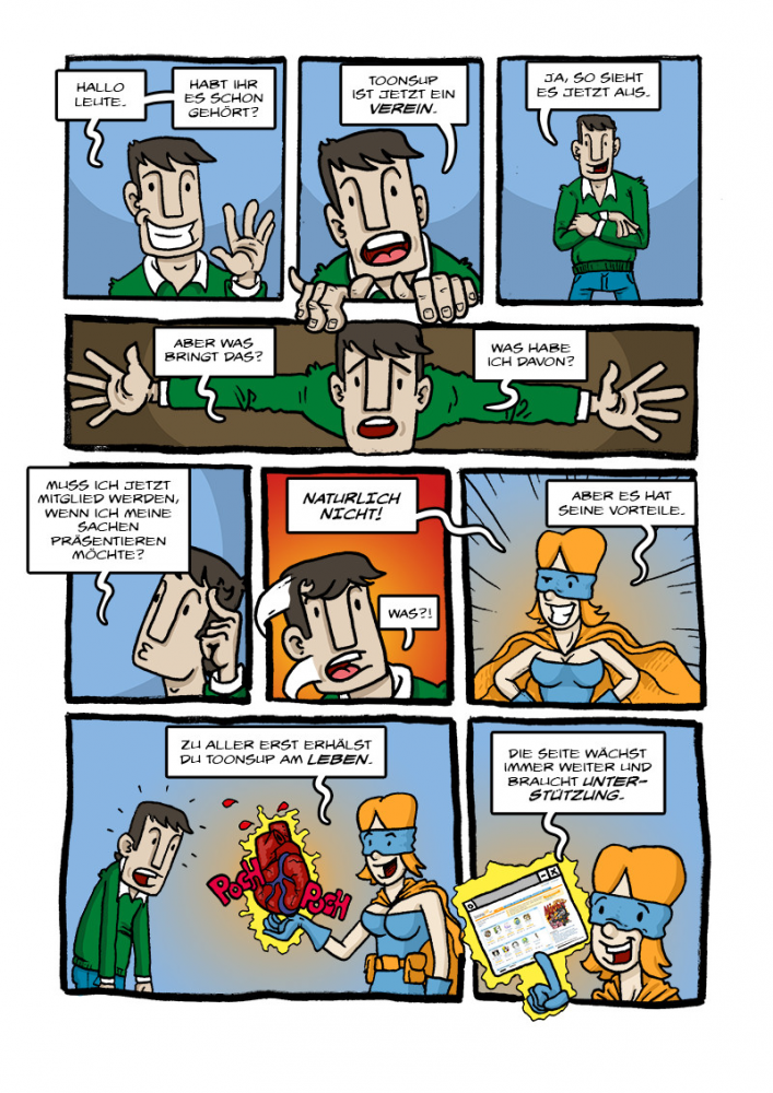 Comic: toonsUp e.V. der Comic 2