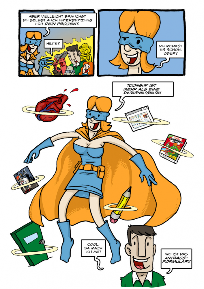 Comic: toonsUp e.V. der Comic 4