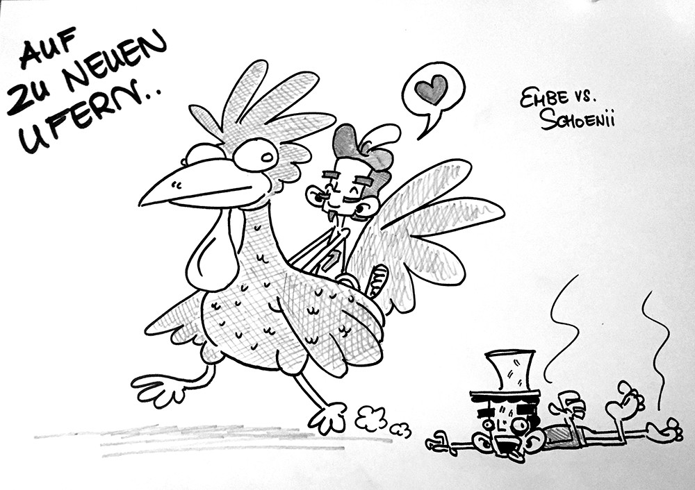 Comic: ART BATTLE RUNDE 4 - Schoenii vs. EMBE 1