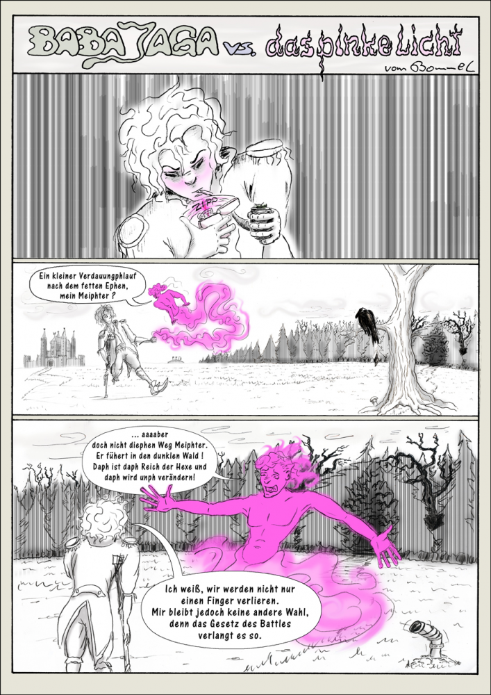 Comic: ART BATTLE RUNDE 4 - Mandelbrot vs. Bommel 2