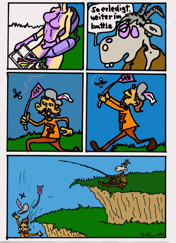 Comic: ART BATTLE FINALE - Wolfgang vs. Schoenii 2