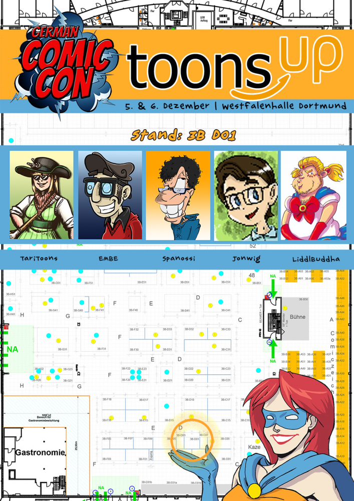 Comic: COMICCON - Standort toonsUp 1