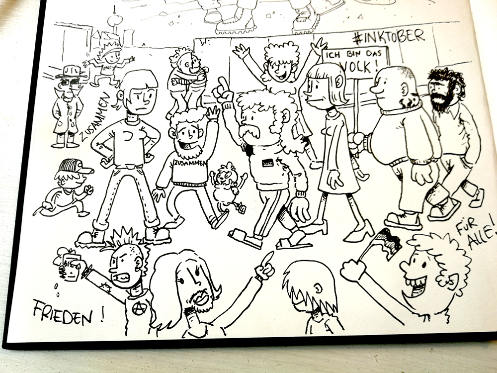 Illustration: TAG 3 vom #inktober 1