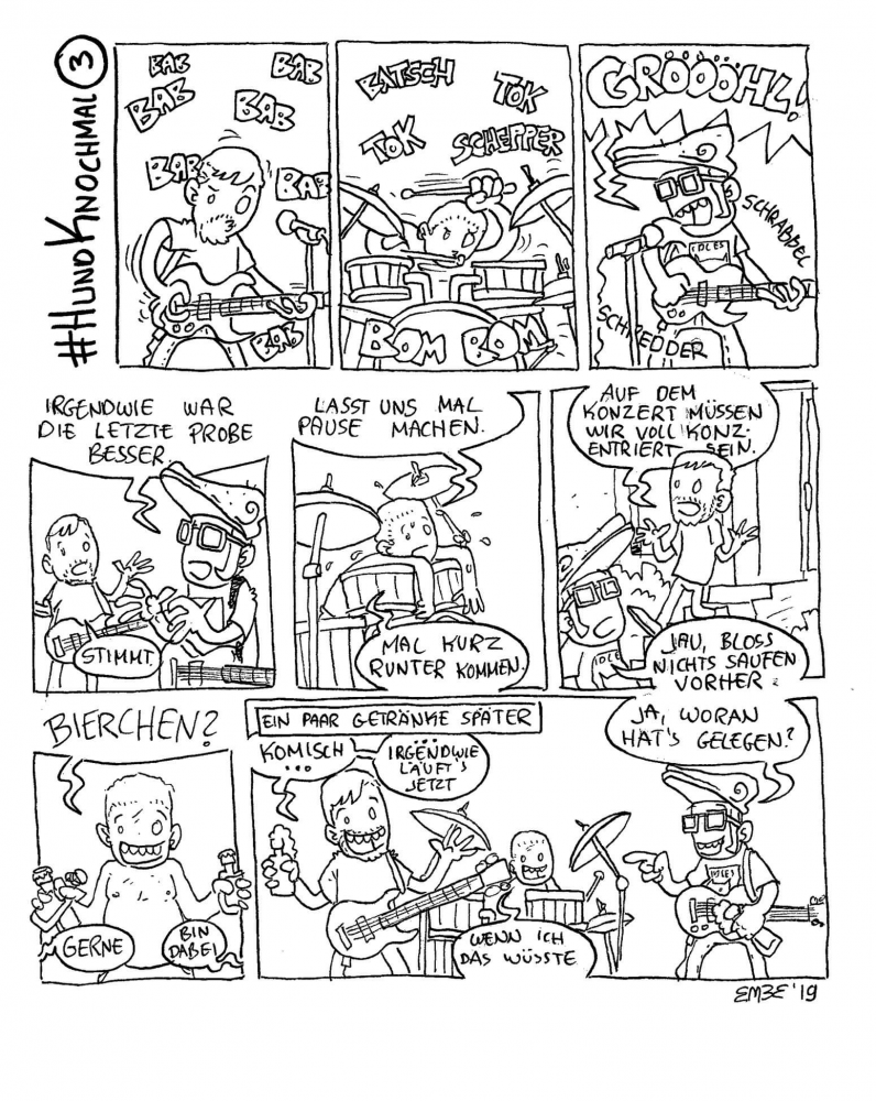 Comic: Konzerttagebuch von h&k 3