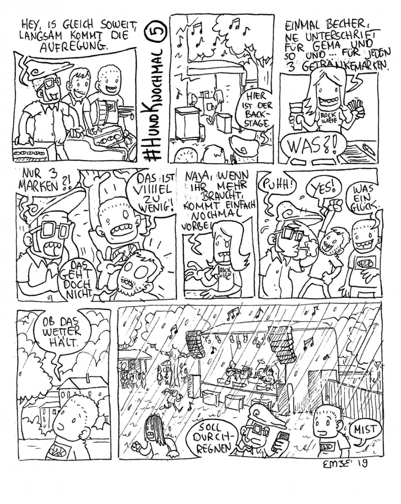 Comic: Konzerttagebuch von h&k 5