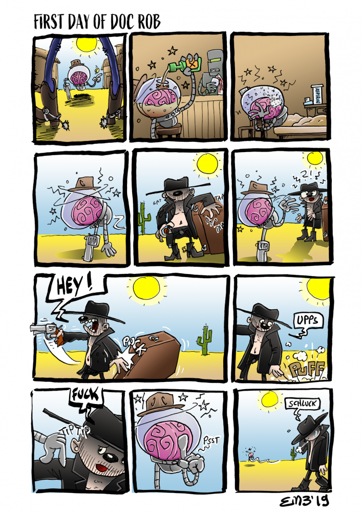 Comic: ART-BATTLE  LTK vs EMBE 6