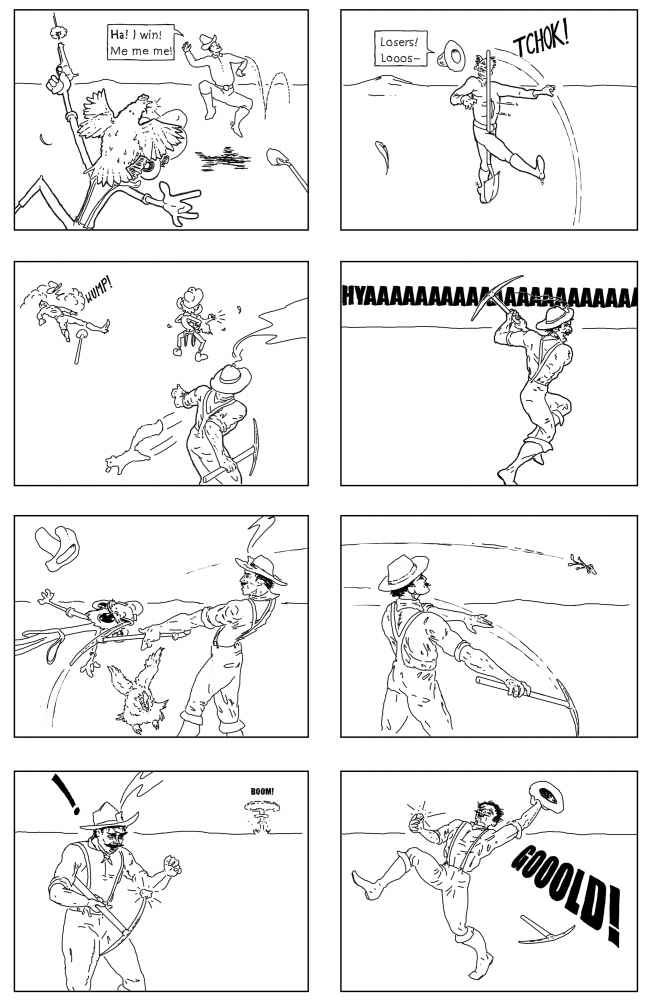 Comic: ART-BATTLE Merline vs. Schoenii vs. von_Emmerich 2
