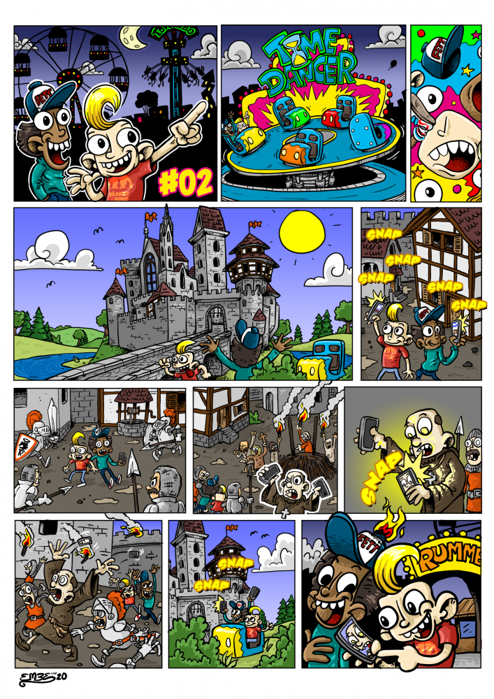 Comic: TIME-DANCER  2 - Comic zum neuen Heft 1