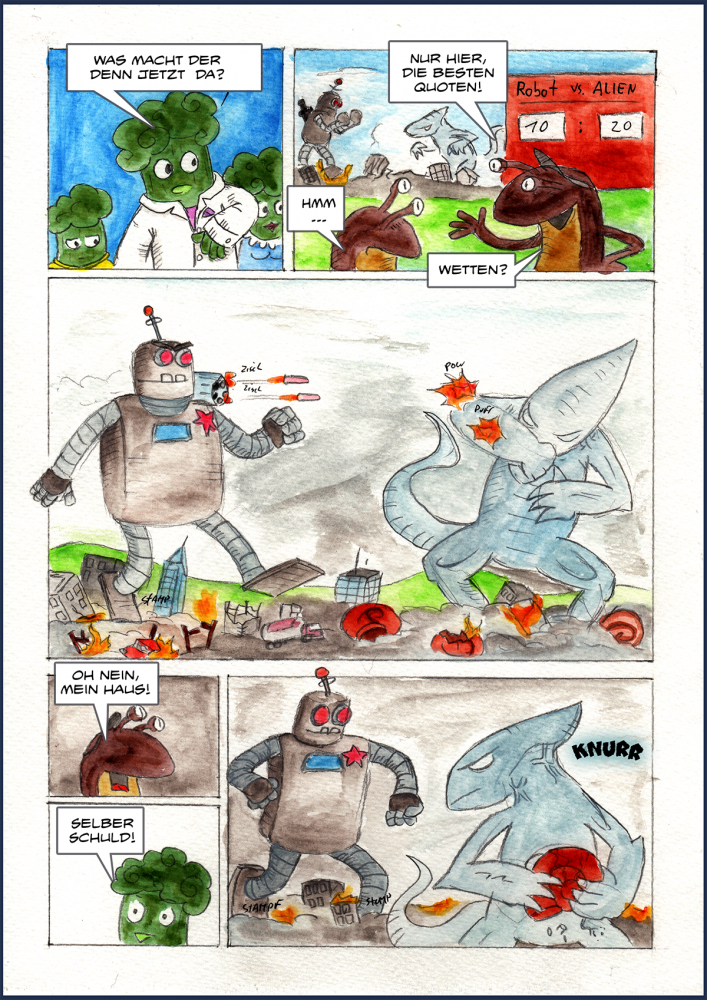 Comic: Die neue Welt - Planet I - new lettering 6