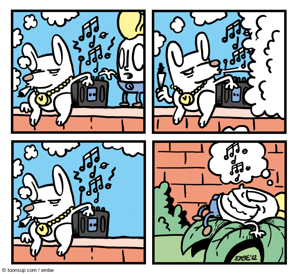 Cartoon: Humpty Dumpty und die Musik 9