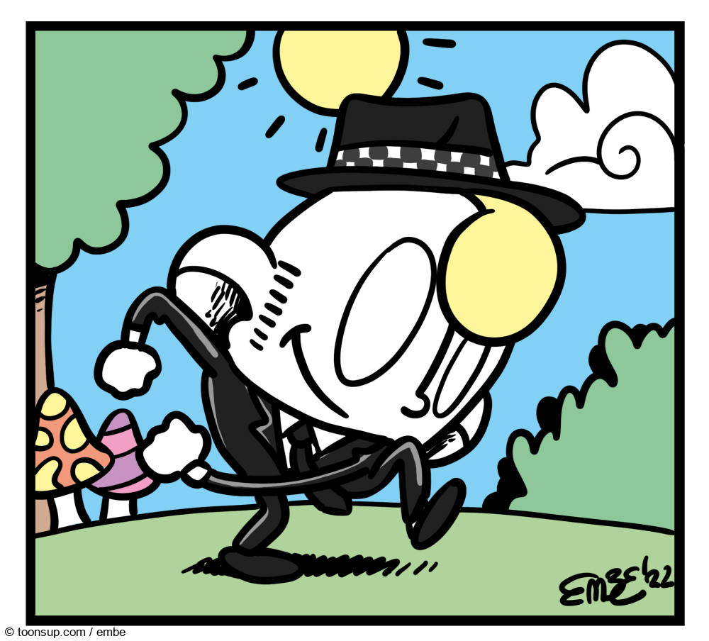 Concept Art / Character Design: Humpty Dumpty und die Musik - Subkulturen 3