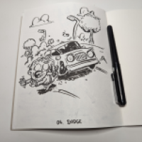 04 - Inktober - dodge
