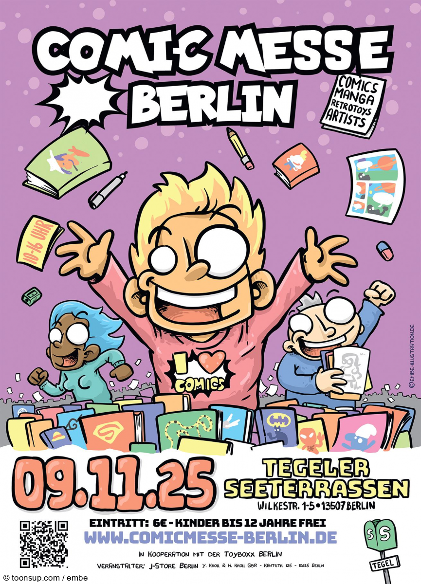 Illustration: ComicMesse Berlin Plakat 1