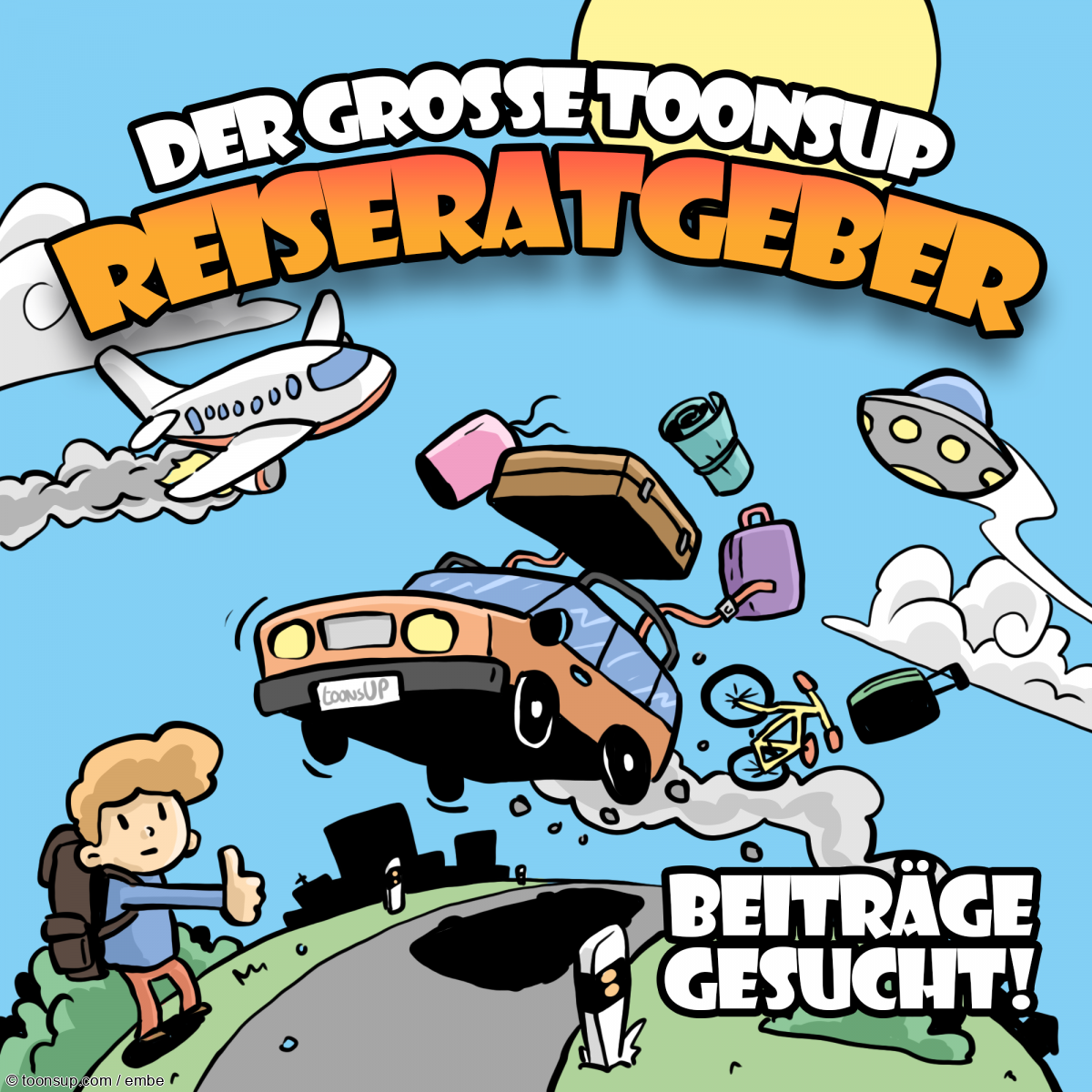 Illustration: Der toonsUp Reiseratgeber 1