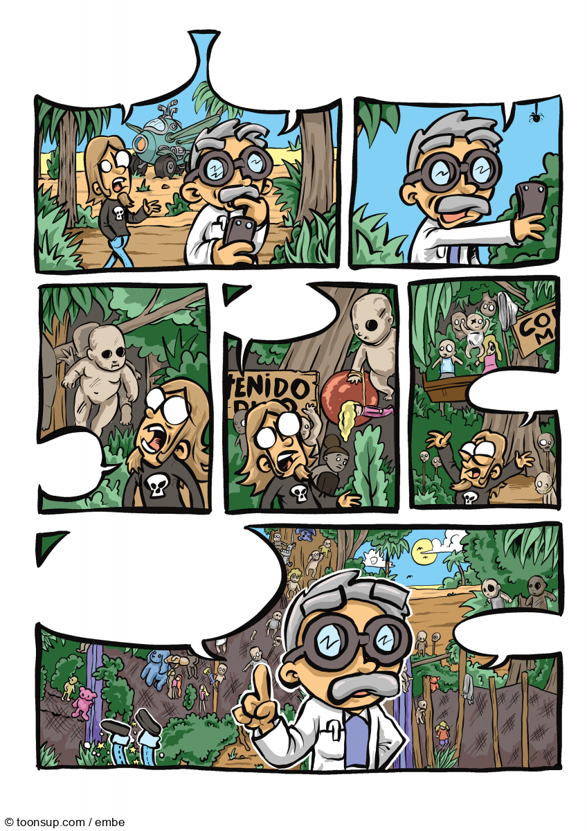 Comic: Reise um die Welt – Mexiko –Isla de las muñecas 1