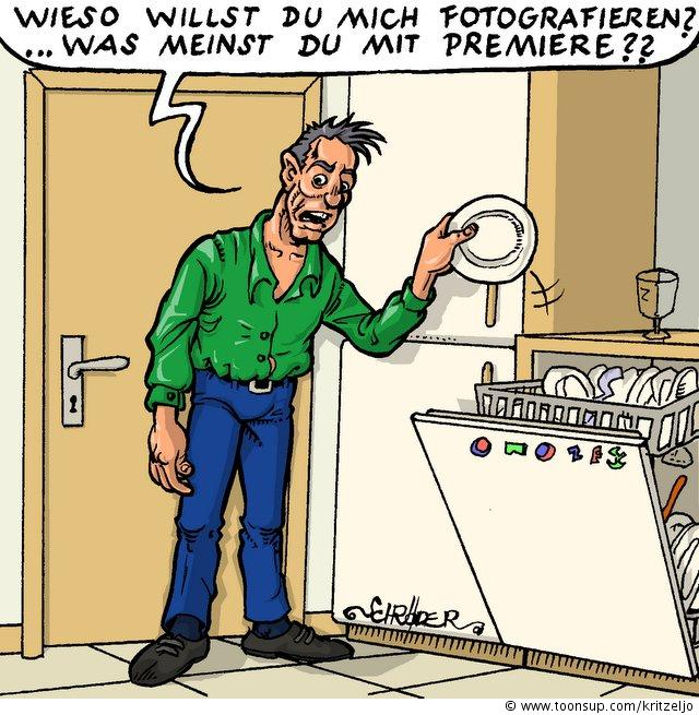 Cartoon: Männer - Die Waschmaschine 1