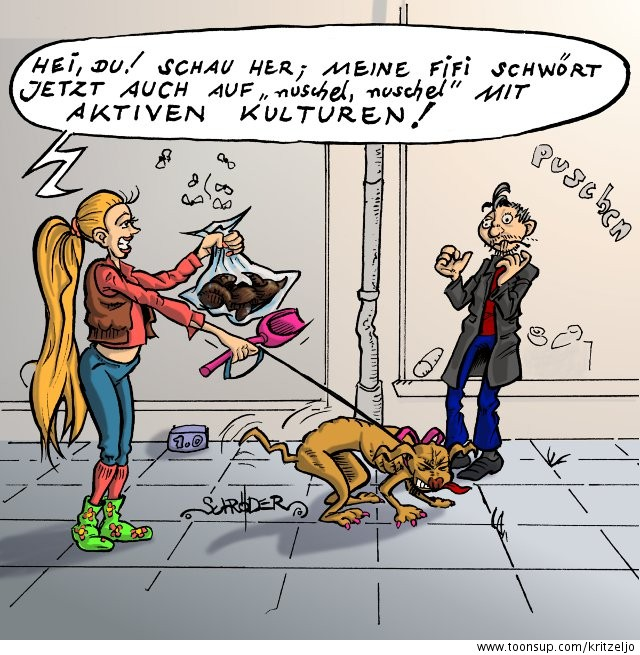Cartoon: Aktive Kulturen 1