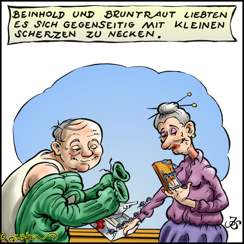 Cartoon: Beinhold und Bruntraut 1