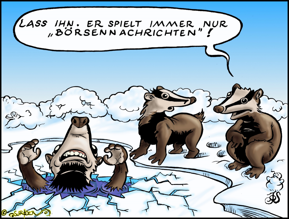 Cartoon: Die Börsennachricht 1